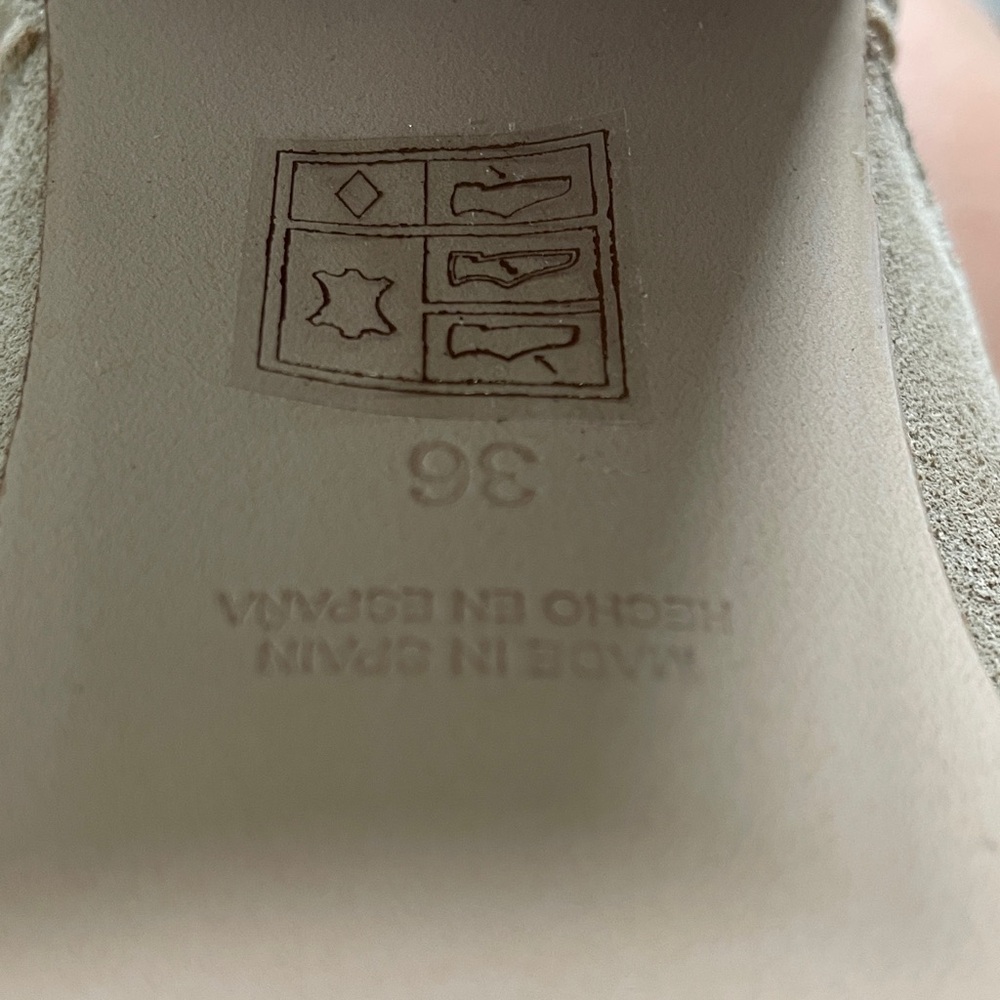 Free People Tan Suede Boots (new w/o tags) size 6 runs small, more like 5.5 or 5 - Picture 6 of 6